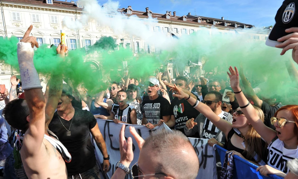 Radość kibiców Juventusu