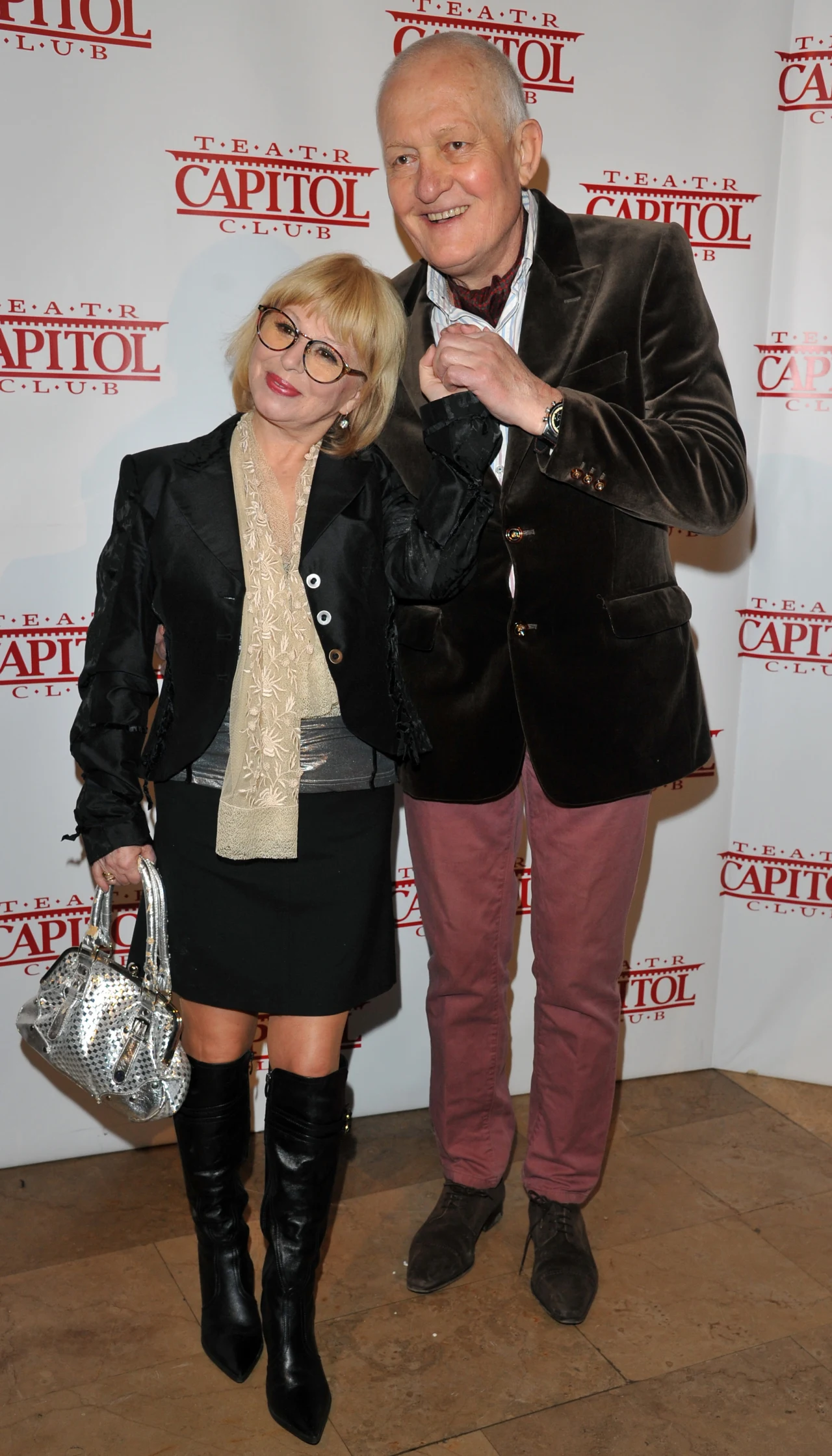 Marek Frąckowiak z żoną Ewą Złotowską Marek Frąckowiak z żoną Ewą Złotowską