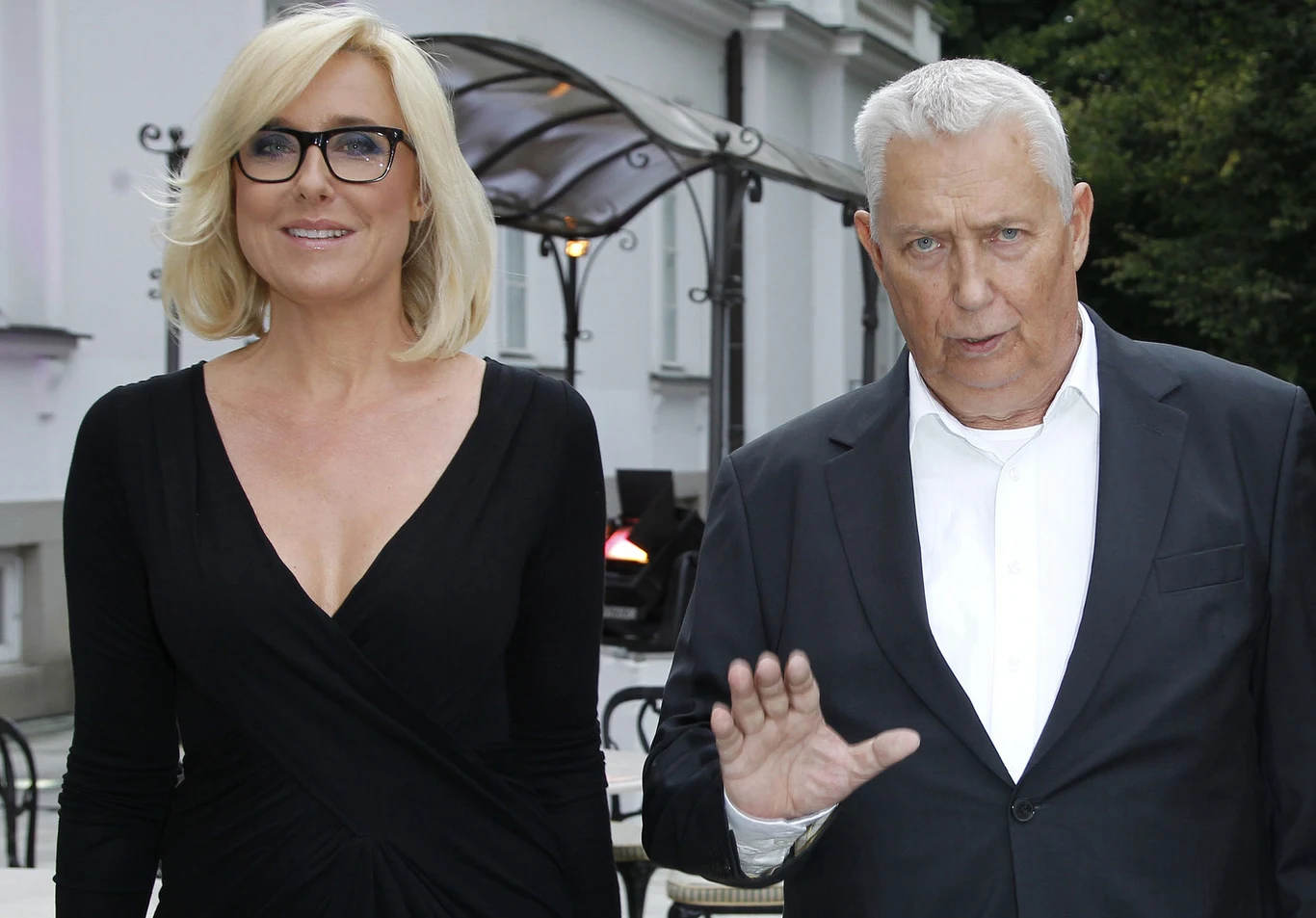 Agata Młynarska z ojcem w 2011 roku Agata Młynarska z ojcem w 2011 roku