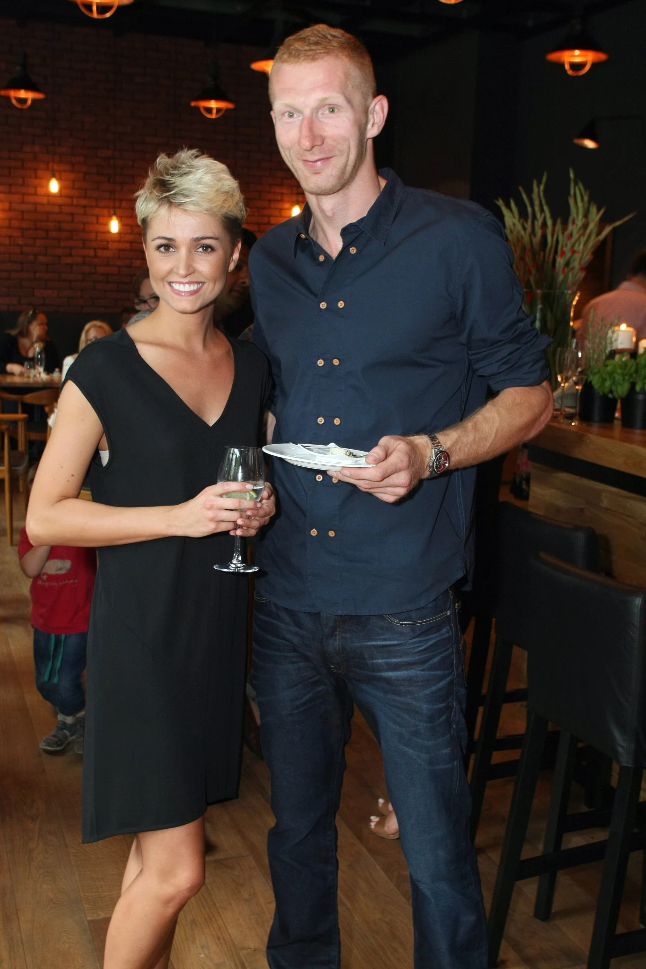 Karol Bielecki z ukochaną Karol Bielecki z ukochaną