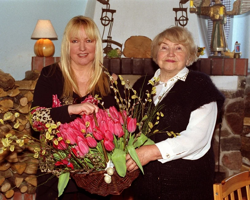 Maryla Rodowicz z ukochaną mamą  Maryla Rodowicz z ukochaną mamą