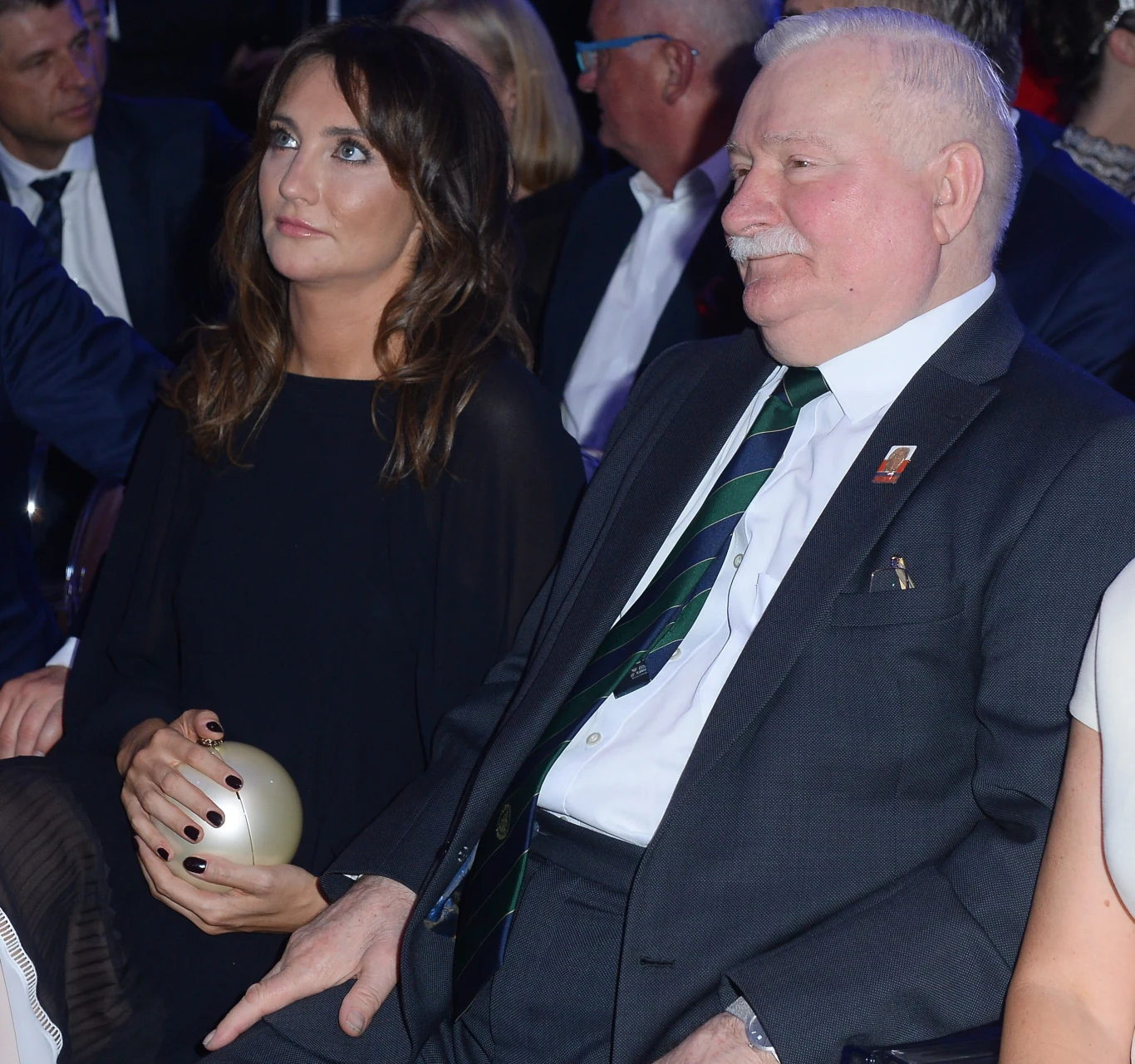 Dominika Kulczyk i Lech Wałęsa