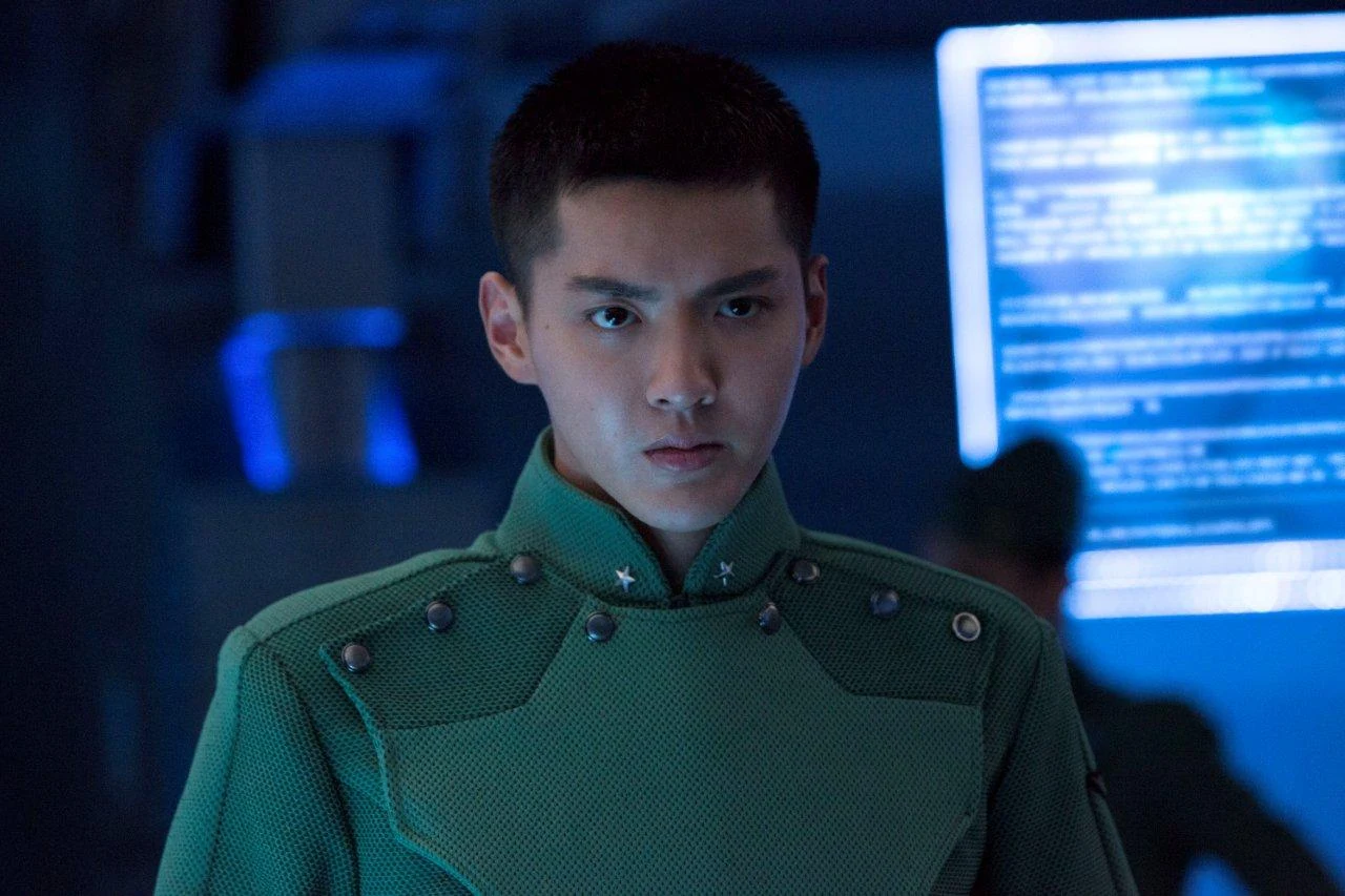 Kris Wu w scenie z filmu "Valerian i Miasto Tysiąca Planet"
