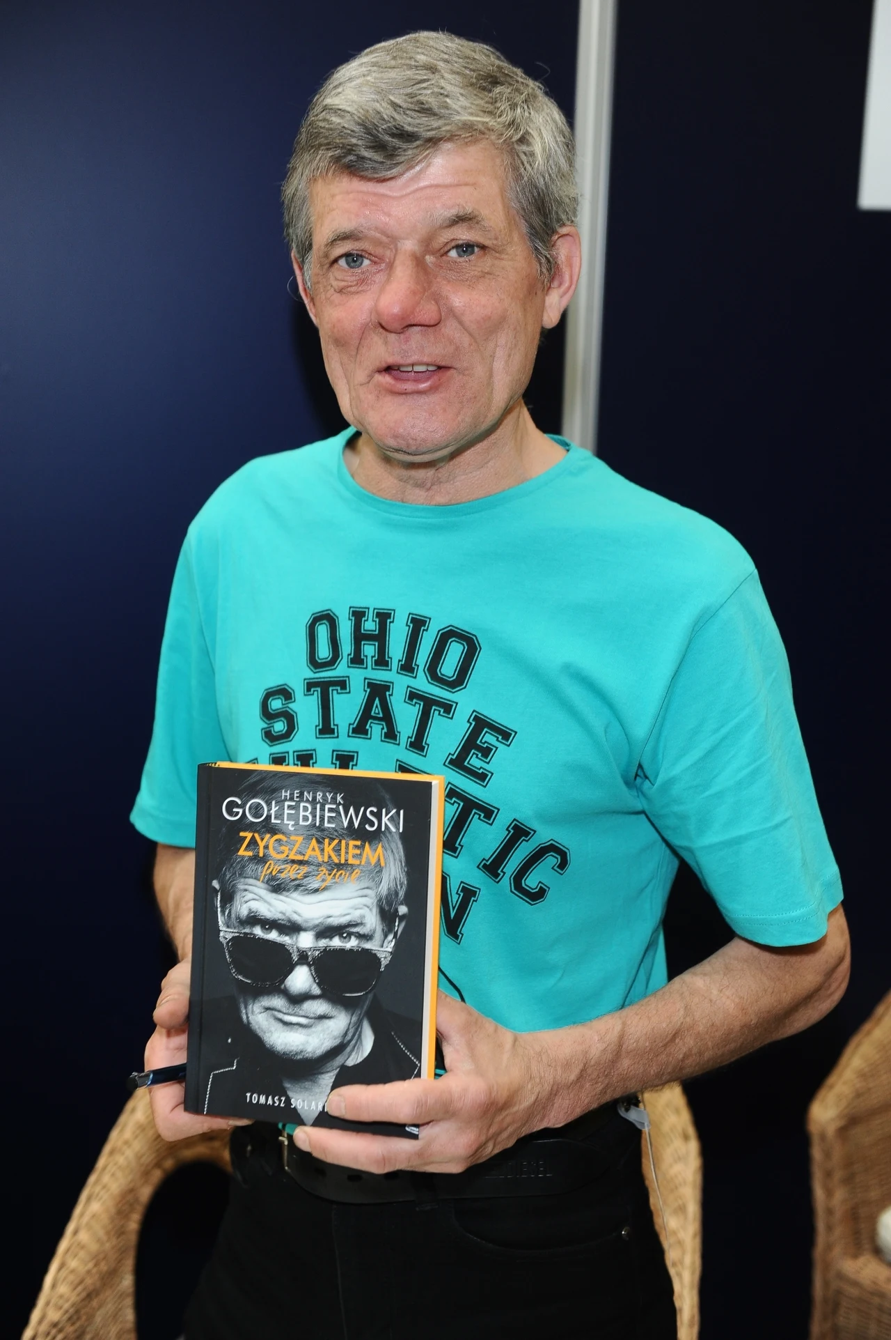 Henryk Gołębiewski na targach książki Henryk Gołębiewski na targach książki