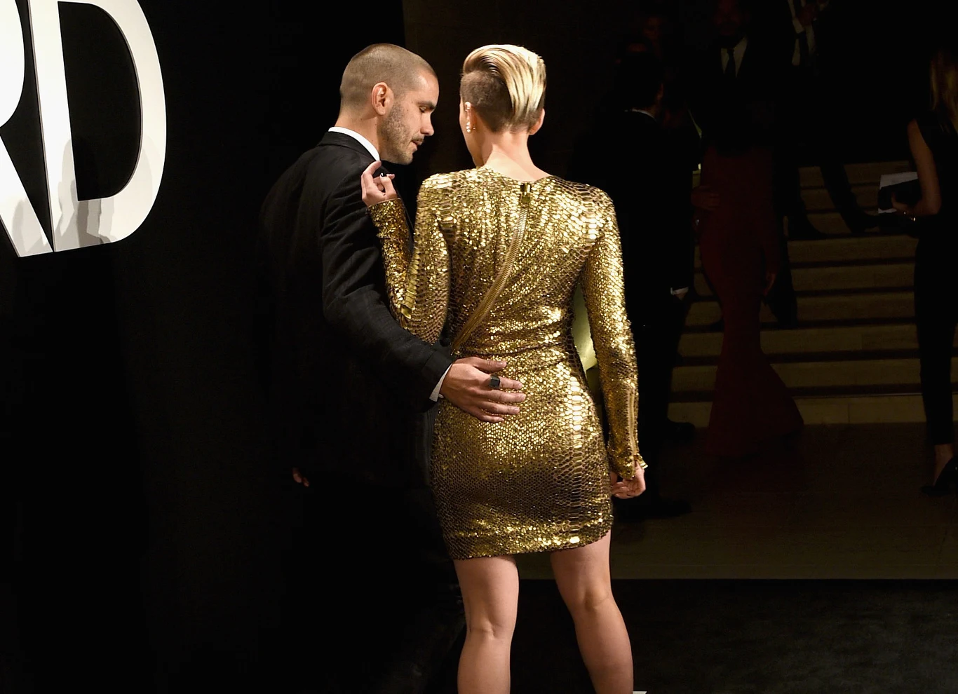 Scarlett Johansson z mężem Romainem Dauriacem Scarlett Johansson z mężem Romainem Dauriacem