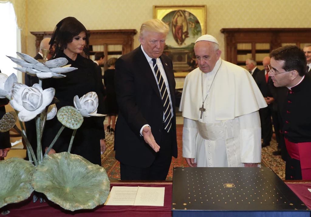 Melania Trump na audiencji u papieża Franciszka Melania Trump na audiencji u papieża Franciszka