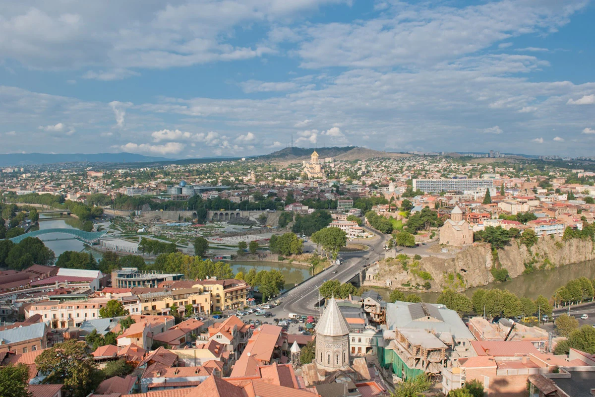 Panorama miasta Tbilisi