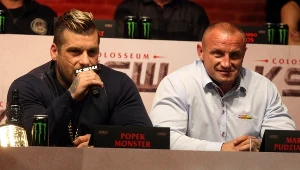 Popek Monster (z lewej) i Mariusz Pudzianowski