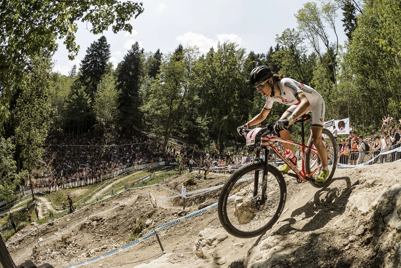 Maja Włoszczowska z Kross Racing Team podczas PŚ w Albstadt.