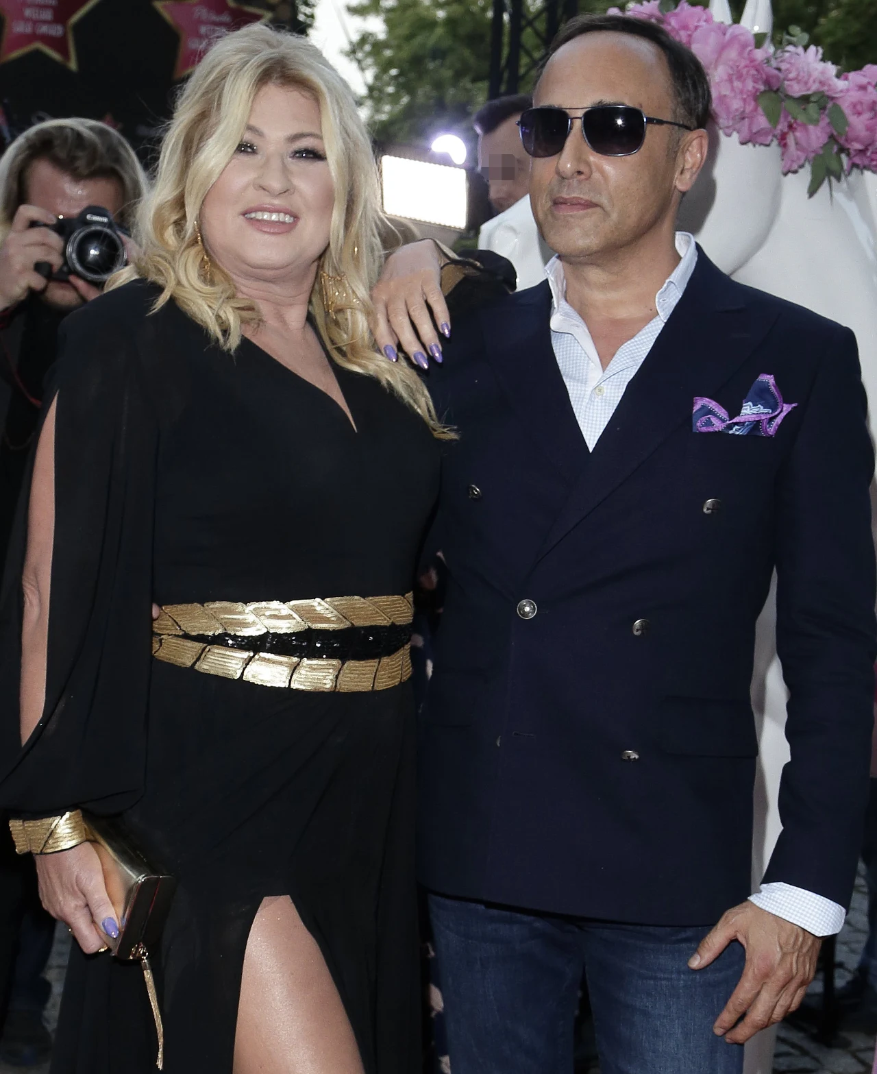 Beata Kozidrak z mężczyzną Beata Kozidrak z mężczyzną