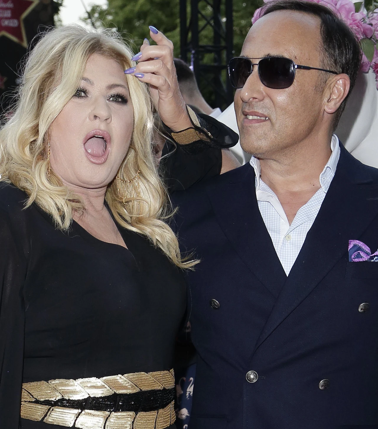 Beata Kozidrak z mężczyzną Beata Kozidrak z mężczyzną