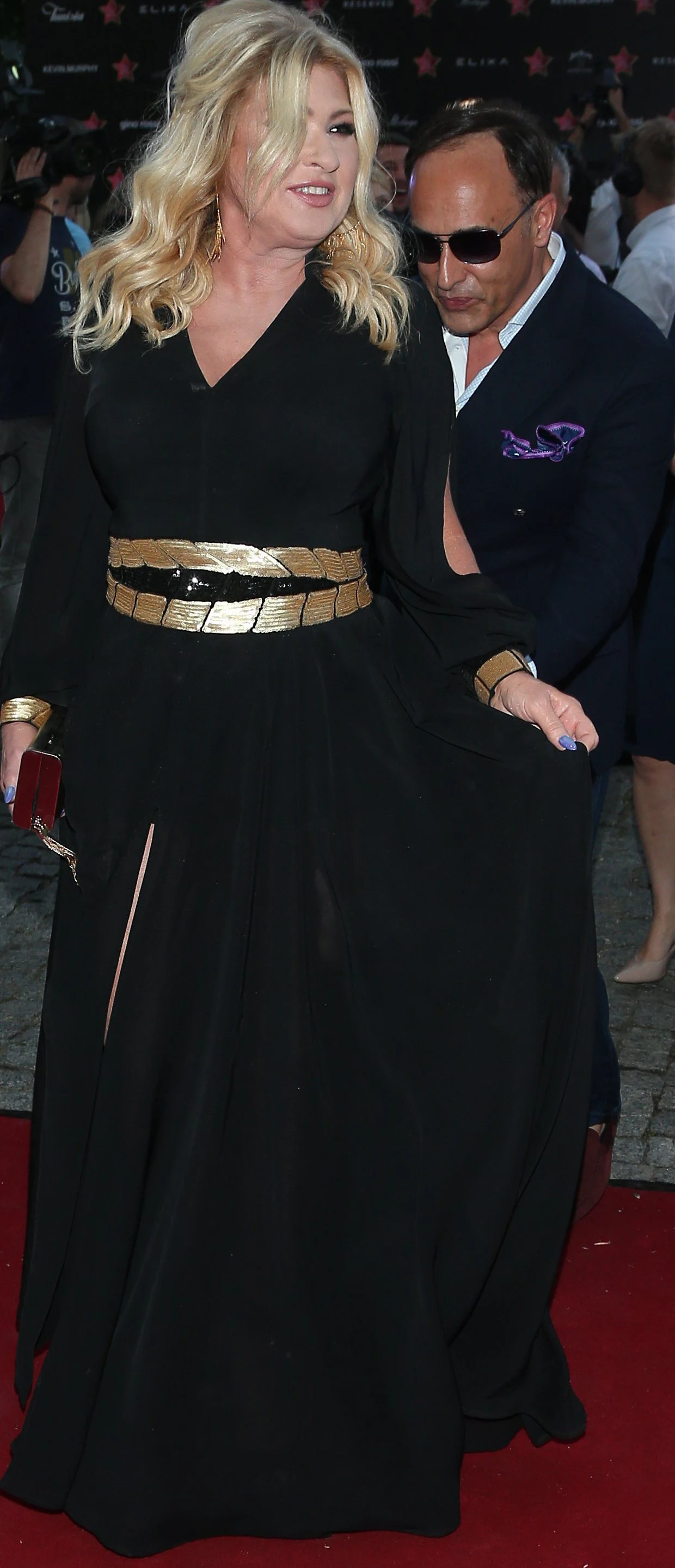 Beata Kozidrak z mężczyzną Beata Kozidrak z mężczyzną