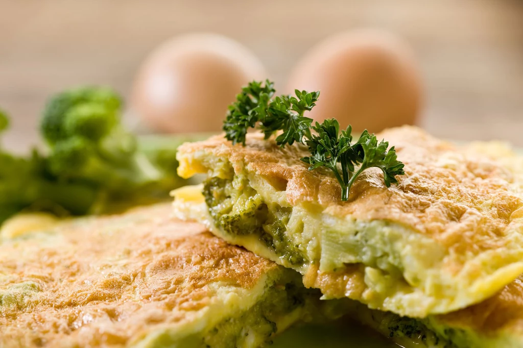 Omlet z łososiem Omlet z łososiem