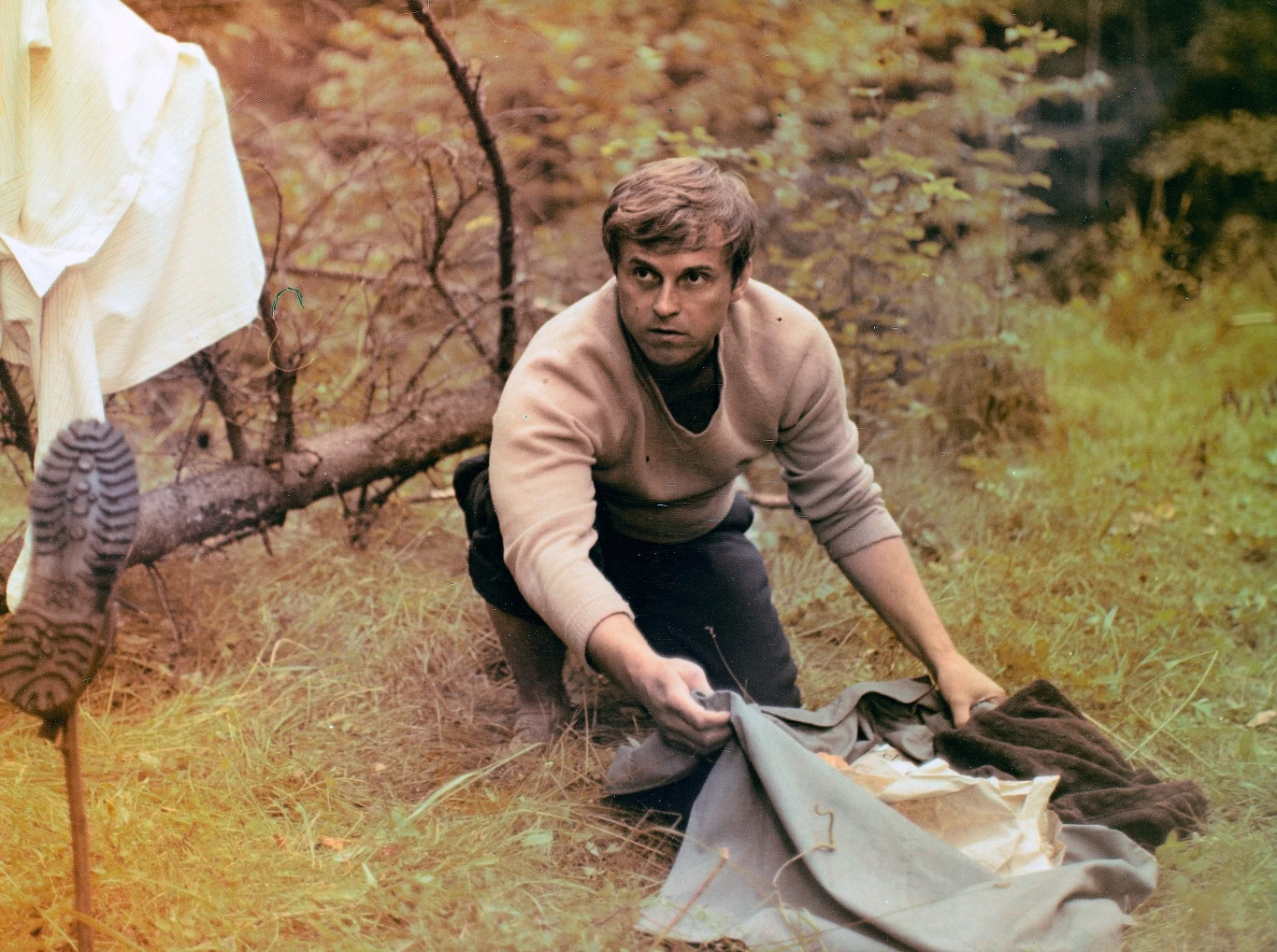 Maciej Góraj w filmie "Śpiewy po rosie" Maciej Góraj w filmie "Śpiewy po rosie"