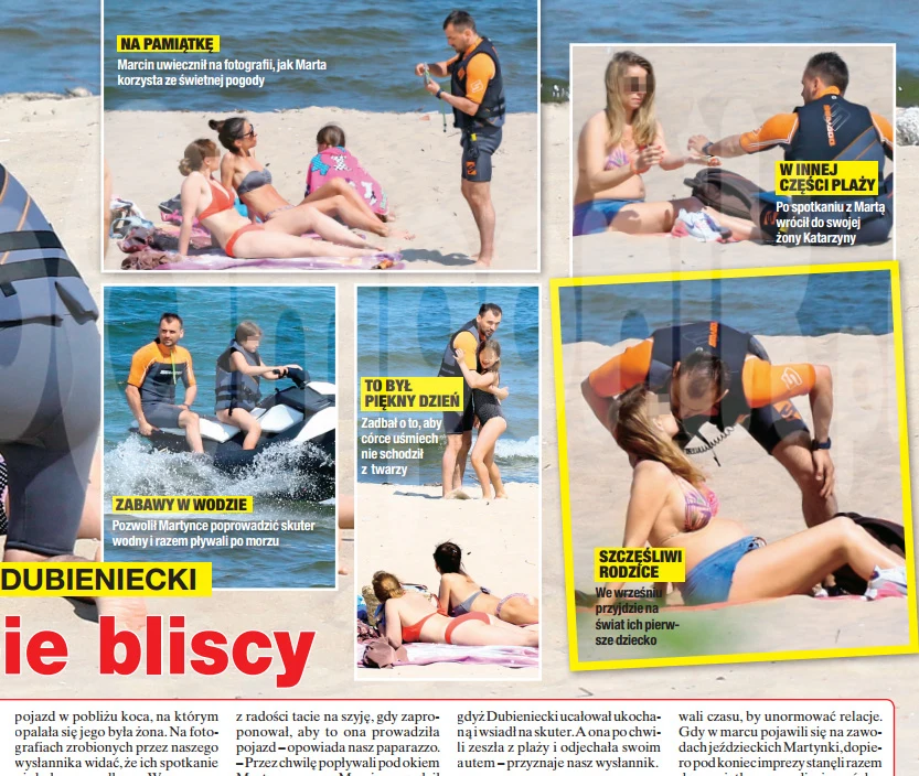 Tygodnik "Na Żywo" opisuje spotkanie Marty i Marcina na plaży Tygodnik "Na Żywo" opisuje spotkanie Marty i Marcina na plaży