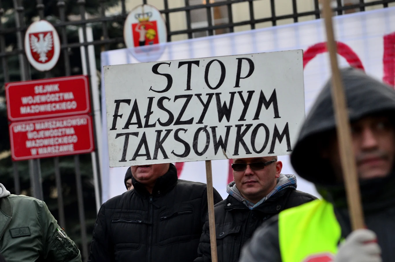 Taksówkarze już nie raz protestowali przeciw nielicencjonowanym przewoźnikom