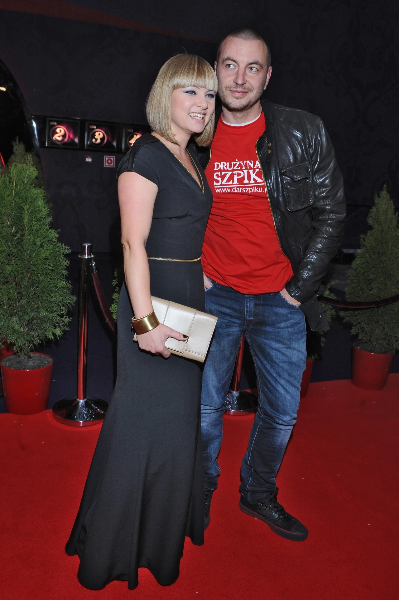 Kasia Bujakiewicz z partnerem, 2011 rok