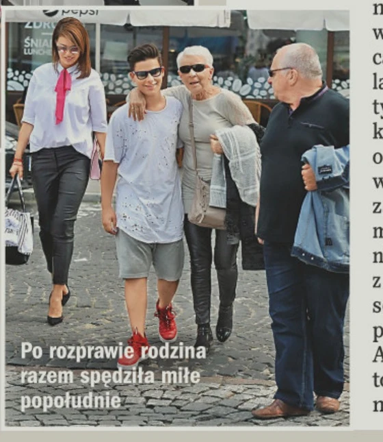 Allana i Edytę w tym dniu wspierali jej matka i ojczym Allana i Edytę w tym dniu wspierali jej matka i ojczym
