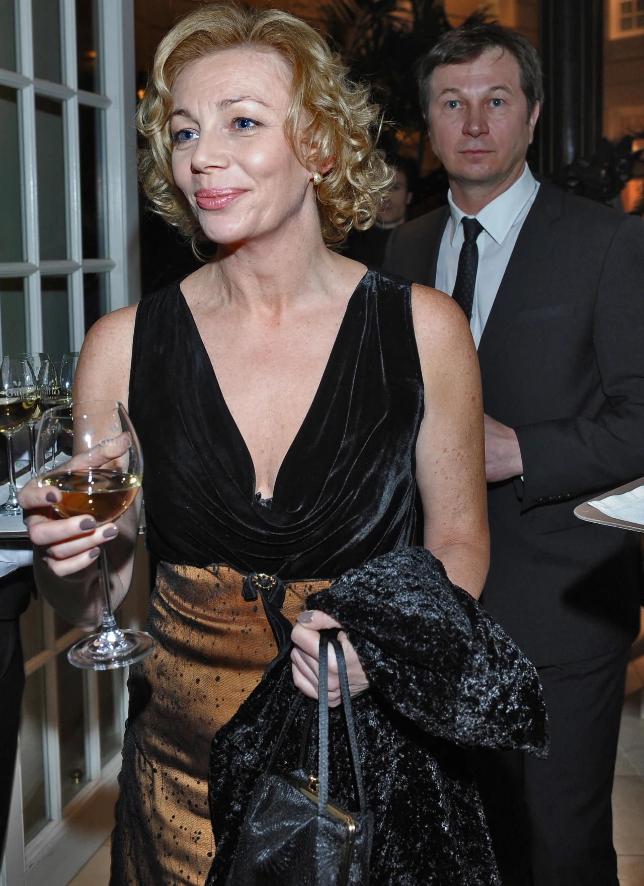 Piotr Cyrwus z żoną