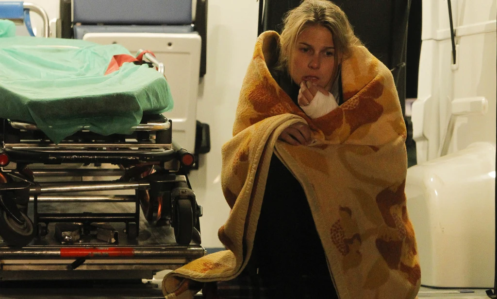 Marta Wierzbicka na planie serialu