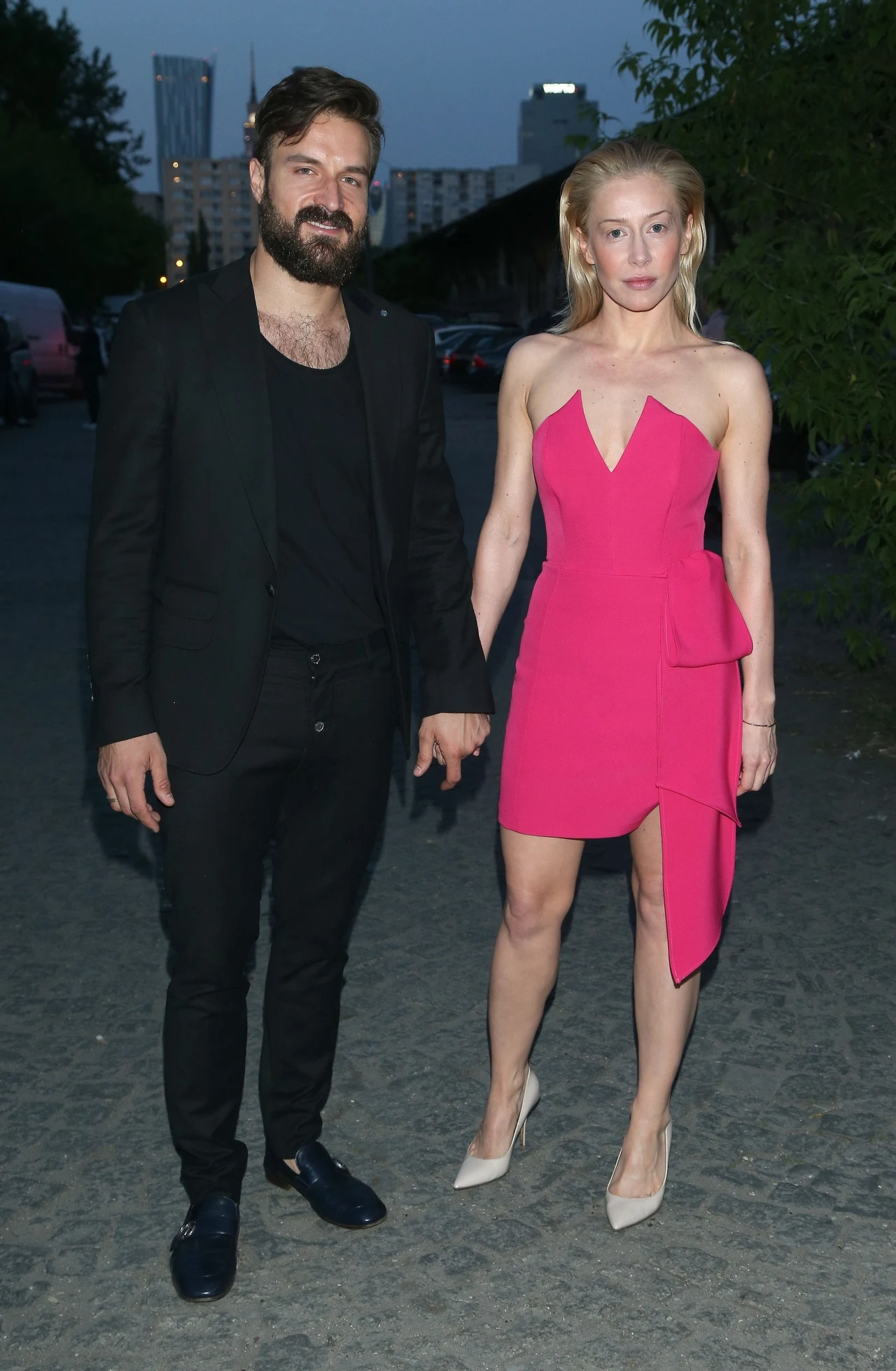 Katarzyna Warnke i Piotr Stramowski