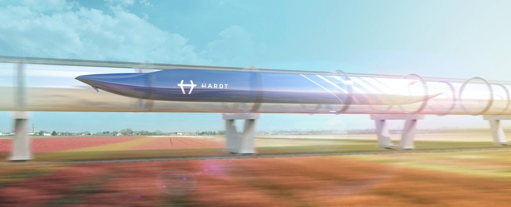 Koncept kapsuły Hyperloop według projektantów Hardt