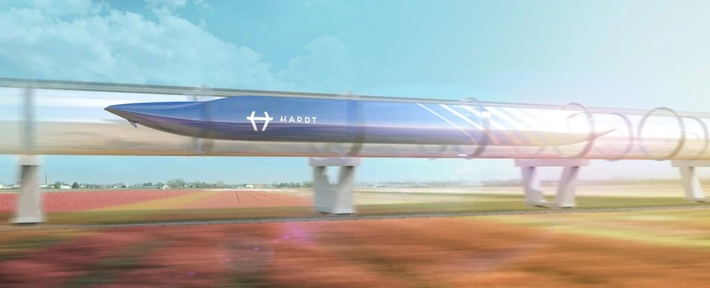 Koncept kapsuły Hyperloop według projektantów Hardt Koncept kapsuły Hyperloop według projektantów Hardt