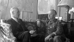 Spotkanie prezydenta Władysława Raczkiewicza i generała Władysława Sikorskiego