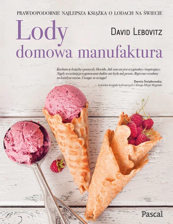 Okładka książki "Lody. Domowa manufaktura" Davida Lebovitza