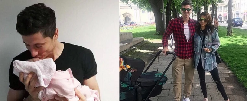 Robert Lewandowski z maju został po raz pierwszy ojcem Robert Lewandowski z maju został po raz pierwszy ojcem