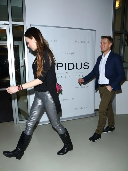 Rafał Mroczek z narzeczoną Rafał Mroczek z narzeczoną