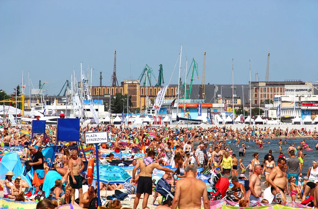 Plaża miejska w Gdynii 