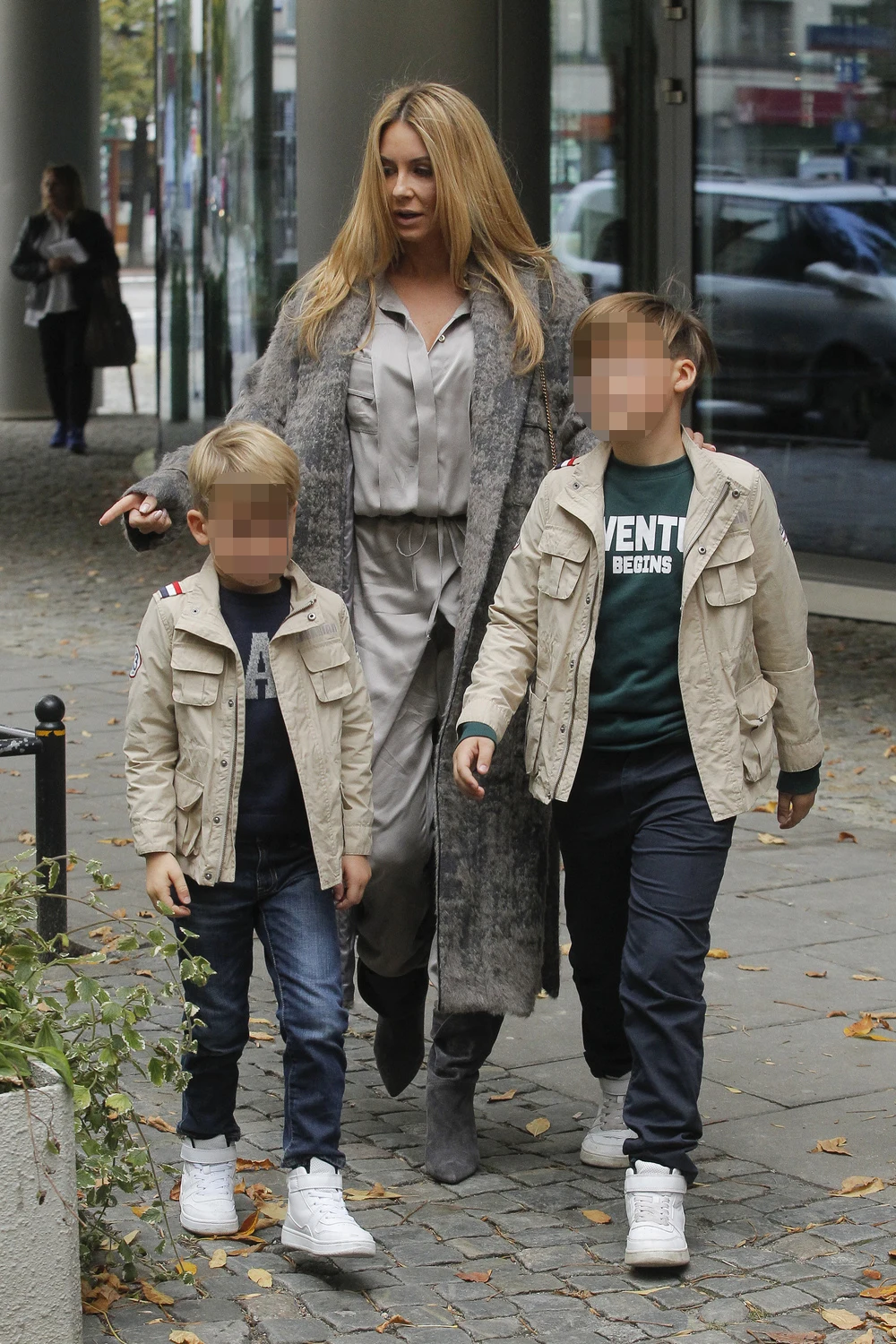 Gosia Rozenek-Majdan z synami Gosia Rozenek-Majdan z synami