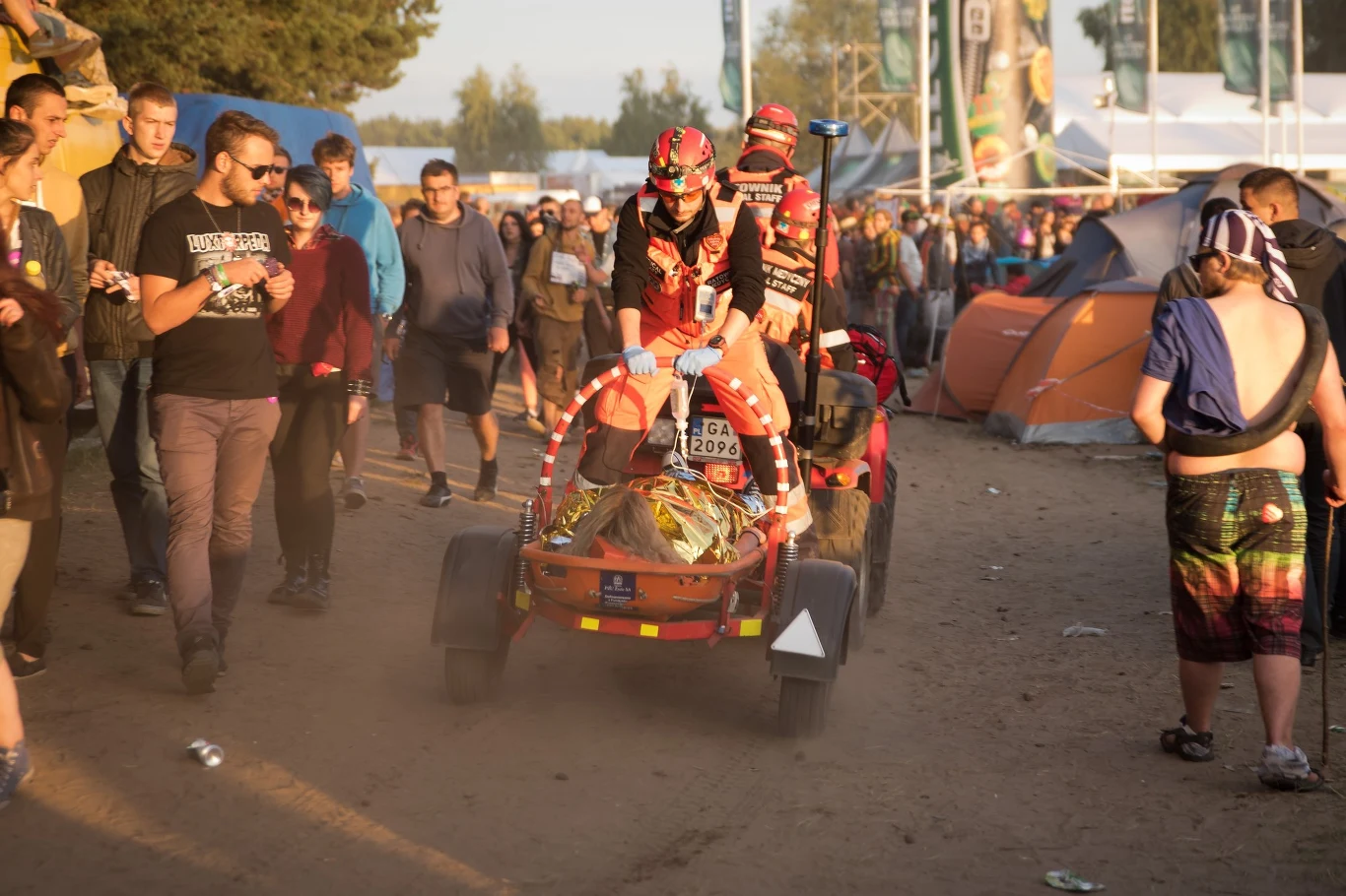 Pokojowy Patrol w akcji na Przystanku Woodstock Pokojowy Patrol w akcji na Przystanku Woodstock