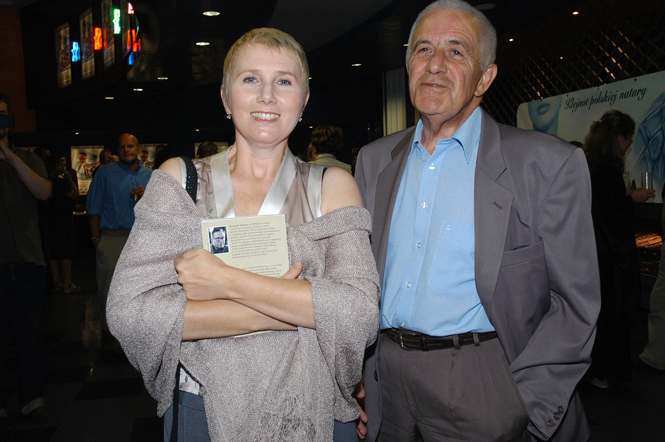 Olga Sawicka i Zbigniew Zapasiewicz, 2009 rok Olga Sawicka i Zbigniew Zapasiewicz, 2009 rok