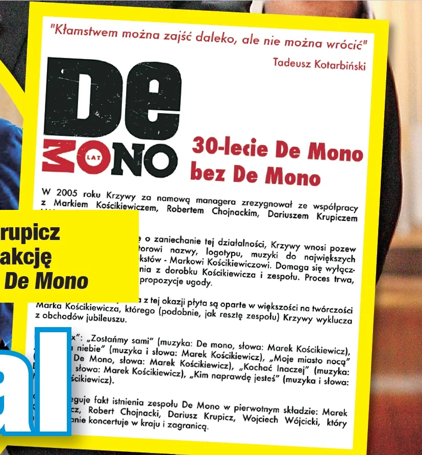 Takie ulotki rozdawano na koncercie! Takie ulotki rozdawano na koncercie!