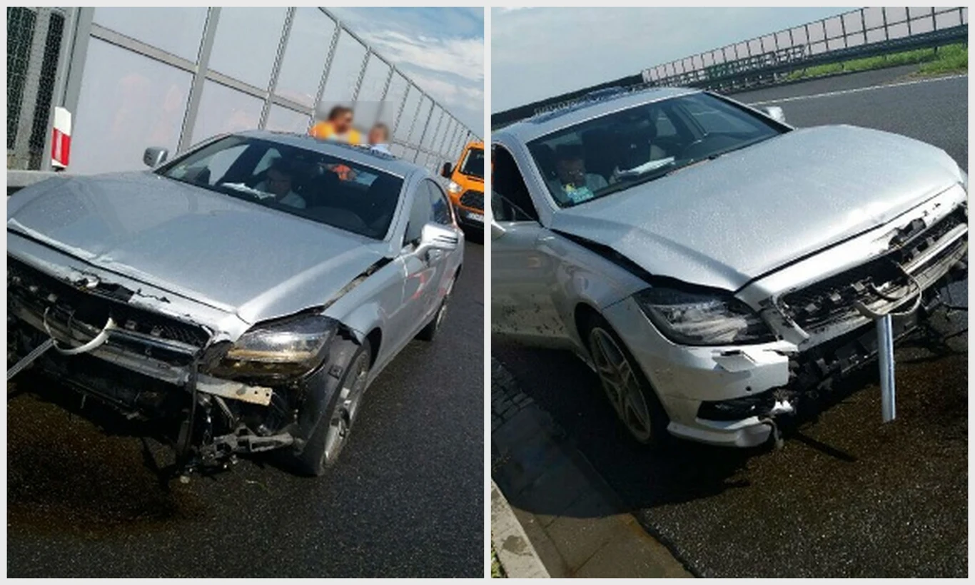 Samochód po kolizji