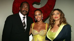 Beyonce wraz z rodzicami - Matthew i Tiną Knowles