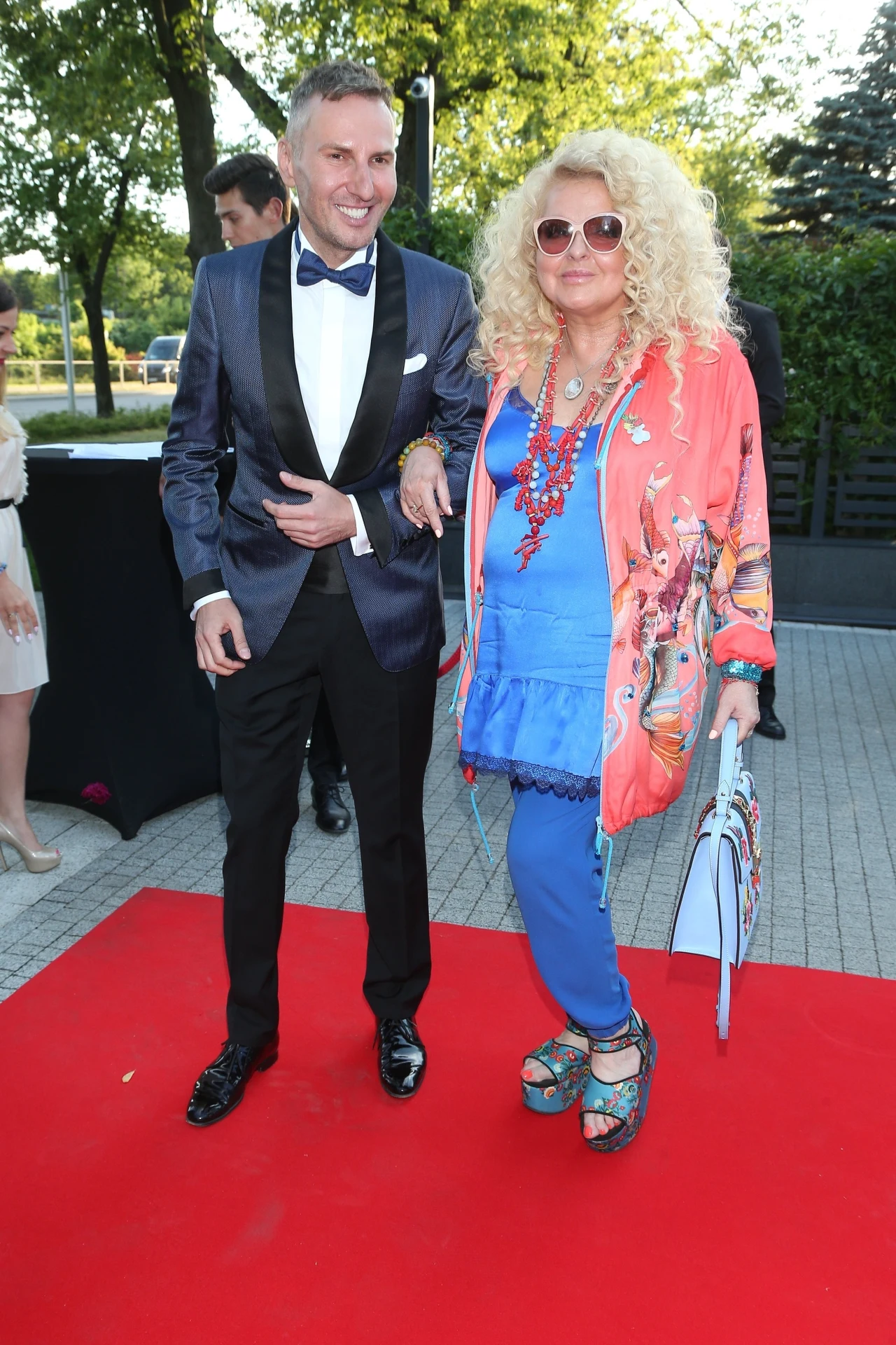 Krzysiek Gojdź i Magda Gessler Krzysiek Gojdź i Magda Gessler