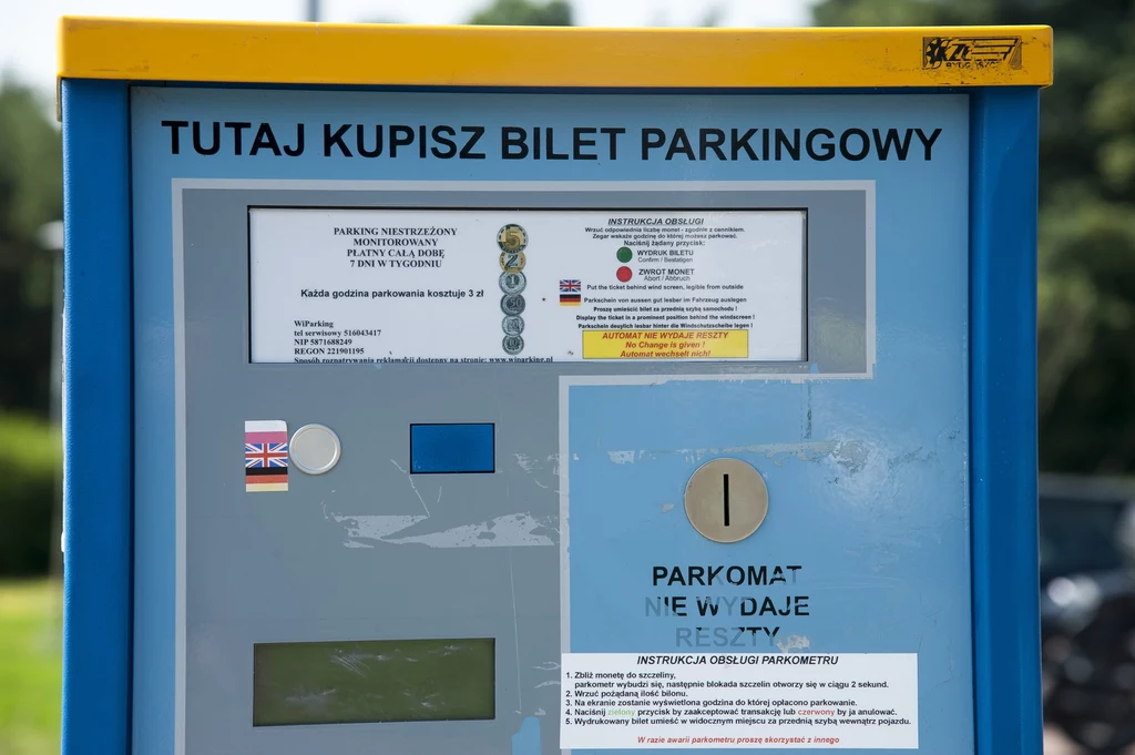 Ten parkomat pobierał opłaty w Gdańsku 24/h dobę, 7 dni w tygodniu