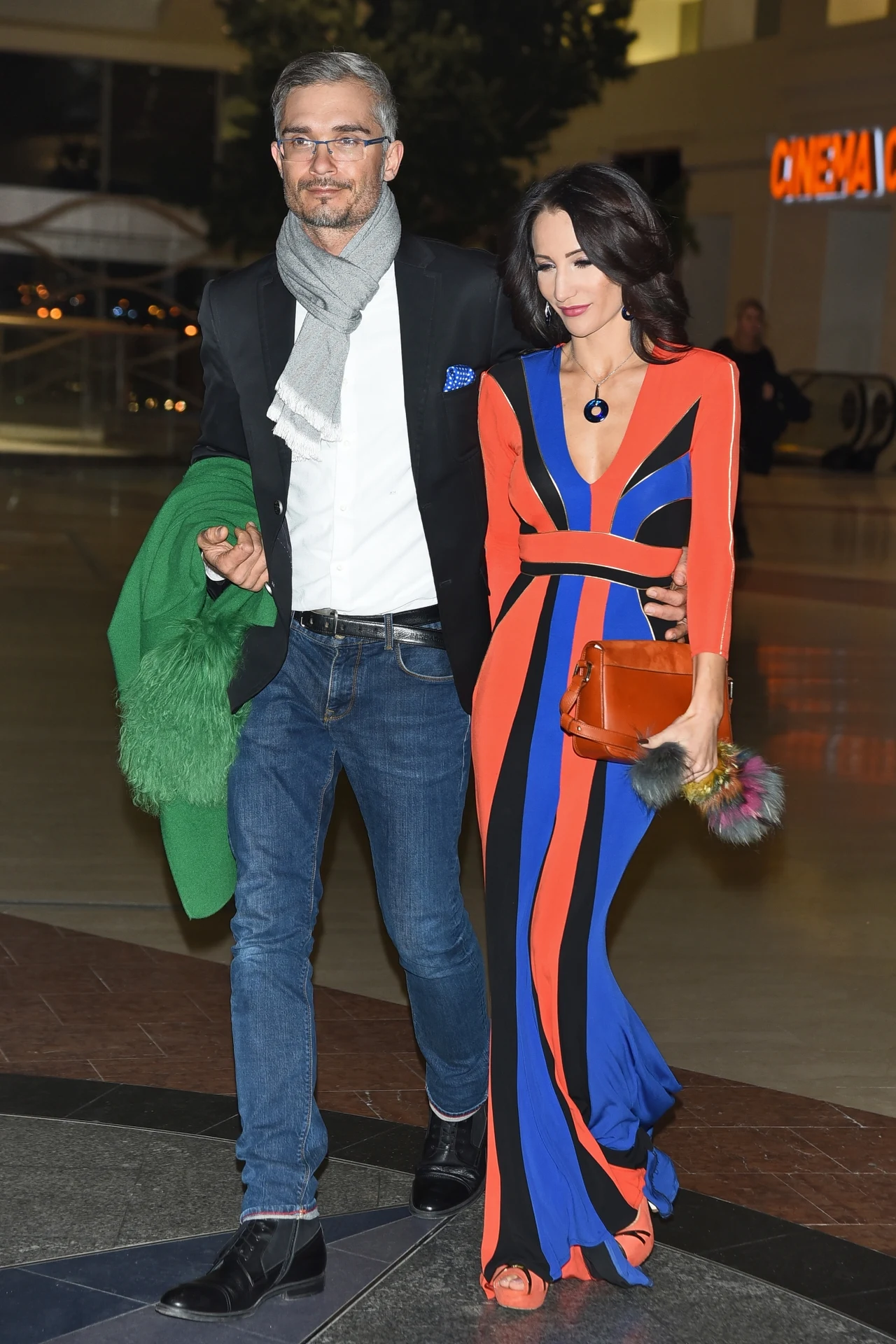 Maciej Myszkowski z żoną