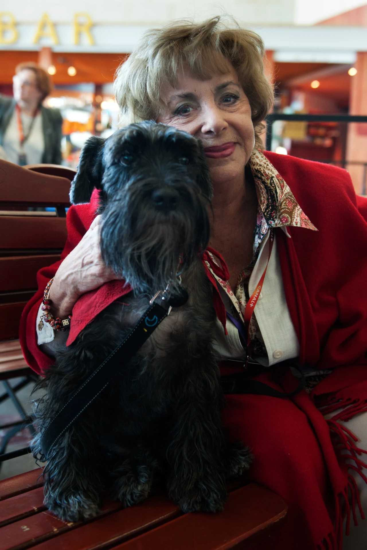 Towarzyszem Zofii Czerwińskiej jest pies Dżek Towarzyszem Zofii Czerwińskiej jest pies Dżek