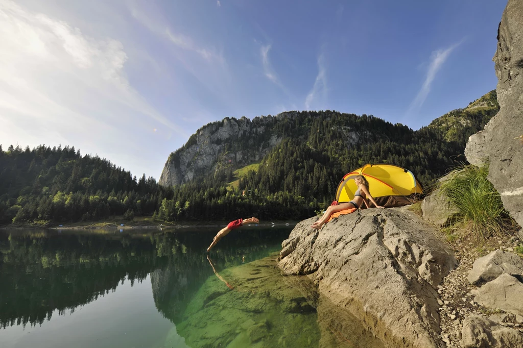 Jezioro Lac de Tanay, Valais