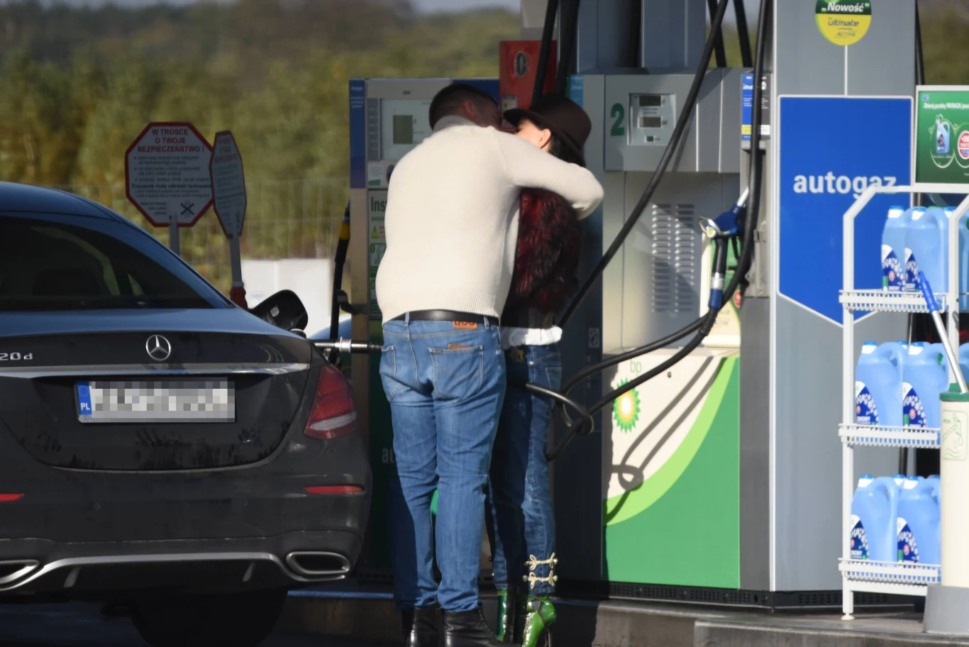 Justyna Steczkowska z menedżerem