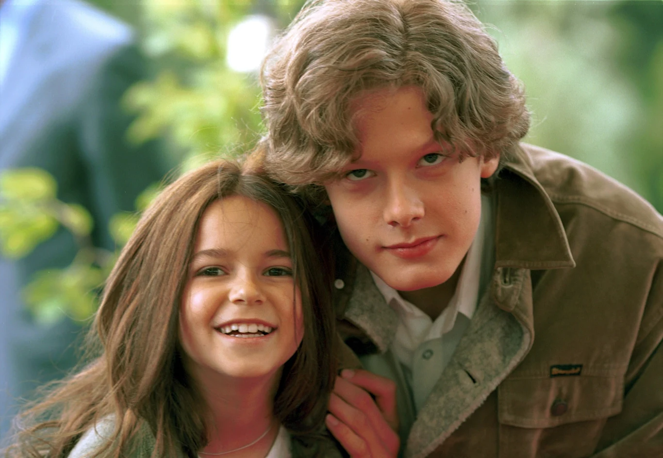 Karolina Sawka i Adam Fidusiewicz na konferencji prasowej filmu "W pustyni i w puszczy" Karolina Sawka i Adam Fidusiewicz na konferencji prasowej filmu "W pustyni i w puszczy"