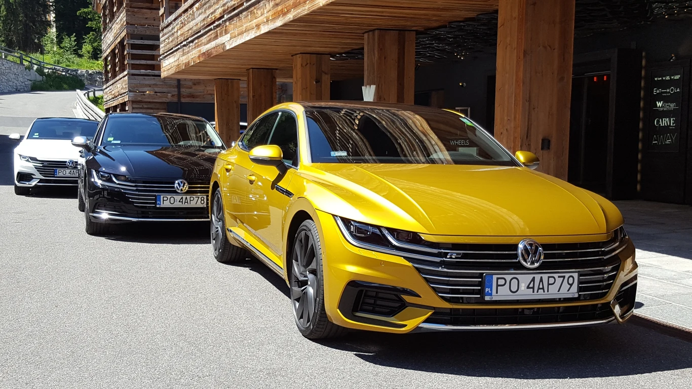 Volkswagen Artega w Alpach