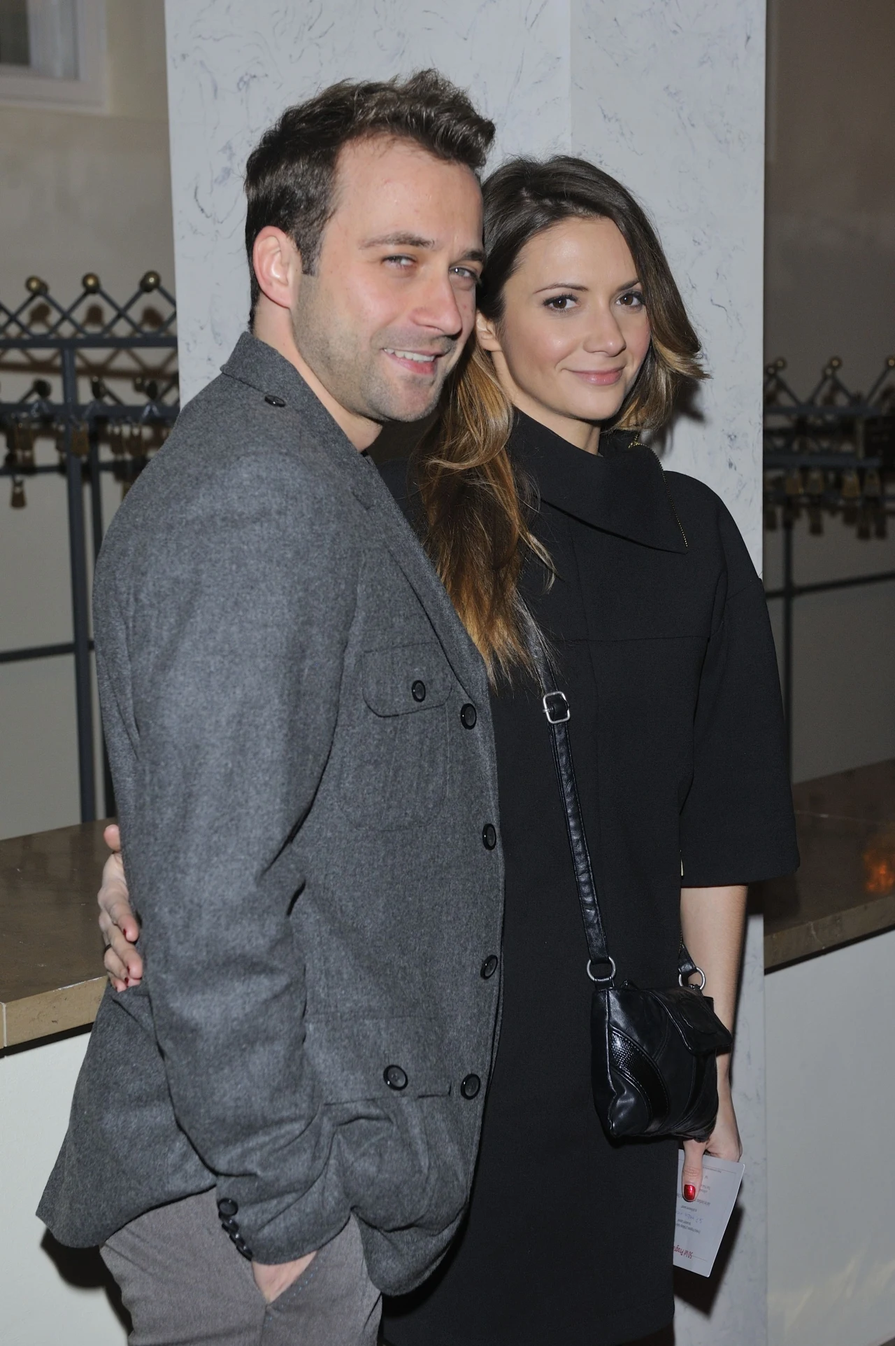 Marcin Hycnar z żoną Marcin Hycnar z żoną