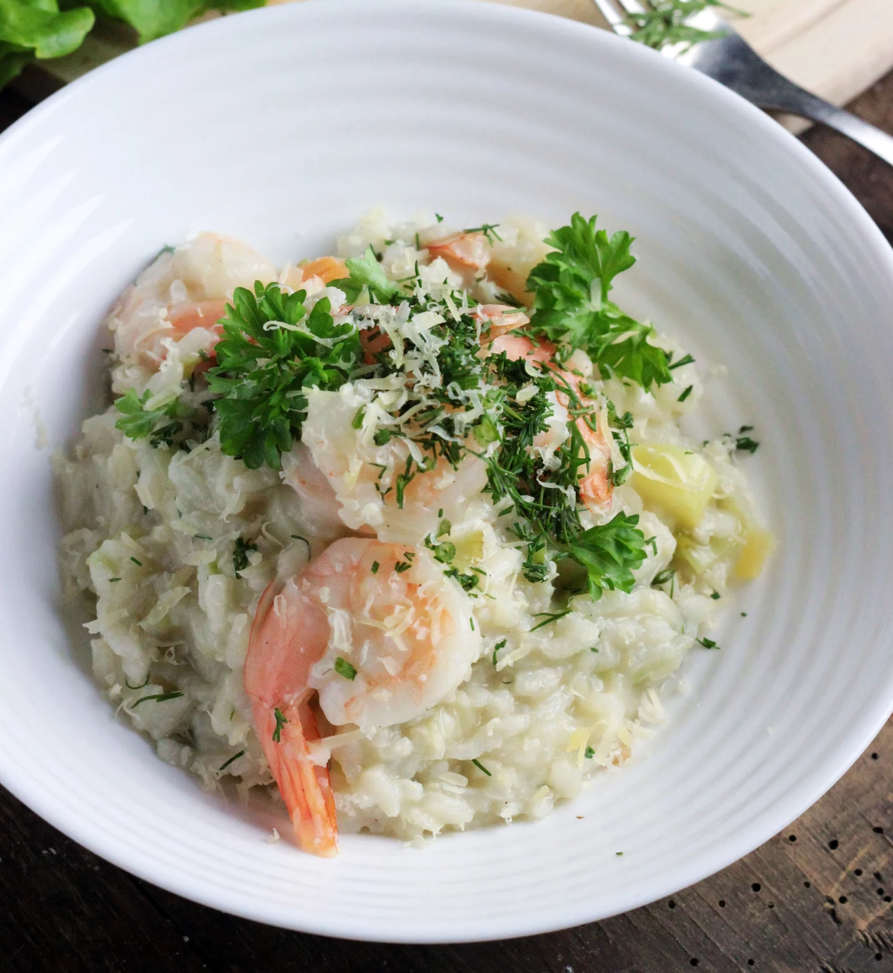 Risotto z krewetkami Risotto z krewetkami