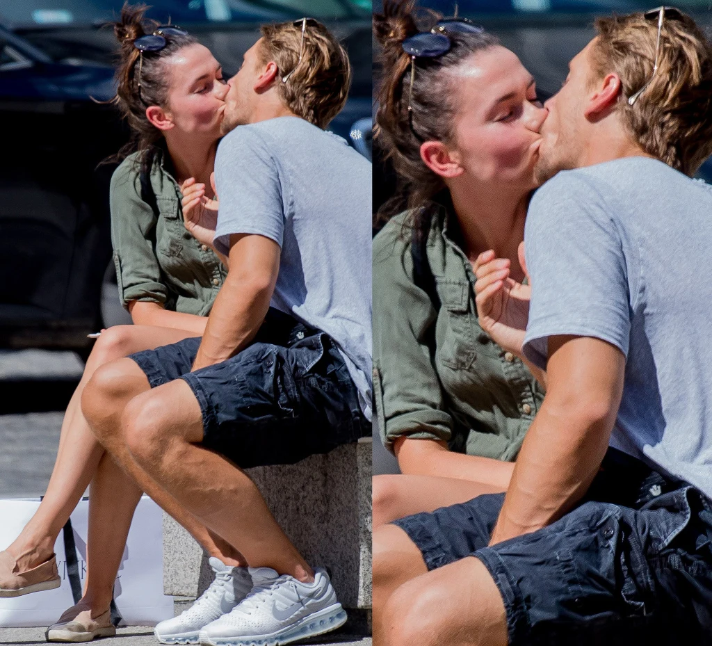 Olga Bołądź i Sebastian Fabijański w obiektywie paparazzich