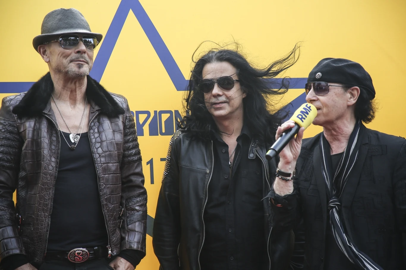 Scorpions odsłonili swoją gwiazdę w Alei Gwiazd w Krakowie Scorpions odsłonili swoją gwiazdę w Alei Gwiazd w Krakowie